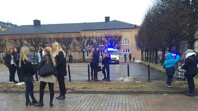 В одной из школ Швеции прогремел взрыв